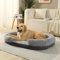 ShinHye Orthopädisches Hundebett Grosse Hunde, Memory Foam Hundekissen,Hundesofa für Mittlere Hunde, Waschbar Hundecouch Wasserdicht rutschfest (XL-106x80x19cm)