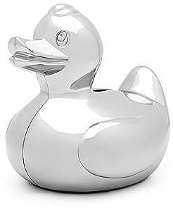 Zilverstad Spardose Ente silbrig 12x9x10,7cm
