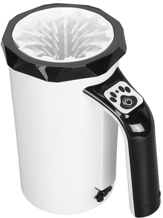 Limpiador Automático de Patas de para Perros, Lavadora de Patas de Recargable, Lavadora Portátil de Patas de Mascotas, Cepillo de Limpieza para Mascotas con Cepillo