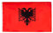 Bandiera dell'Albania 3' x 5' - Bandiere albanesi 90 x 150 cm - Banner 0,9x1,5 m Poliestere leggero - Drapeau Albanie wewe