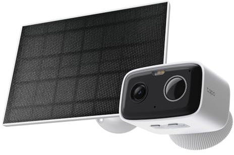 Tapo 1080p Outdoor Battery Security Camera w/Solar, C400 KIT | Free Person/Vehicle Detection, SD/Cloud Storage, Color Night Vision, No Hub Needed, Works w/Alexa