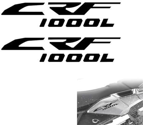 MPODYTSF Adesivo Decalcomania Adesivi per Carrozzeria Moto per Honda Africa Twin 1000 CRF1000L CRF 1000L Adventure Sports 2016 2017 2018 2019 2020 Adesivi per Moto Accessori(Black)