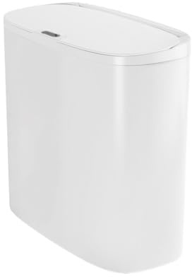 FARYODI Automatischer Mülleimer 12L mit Sensor und Wandmontage, Küchen-Mülleimer Intelligenter Induktions-Mülleimer, für Schlafzimmer, Küche (Weiß)