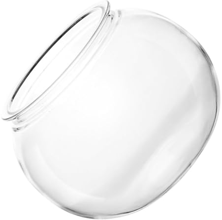FUTUREORYY Kleines Goldfisch Aquarium Pet Kunststoff Fischglas 4,5l Transparent Stabil für Selbstgemacht Miniatur Wassergarten Büro