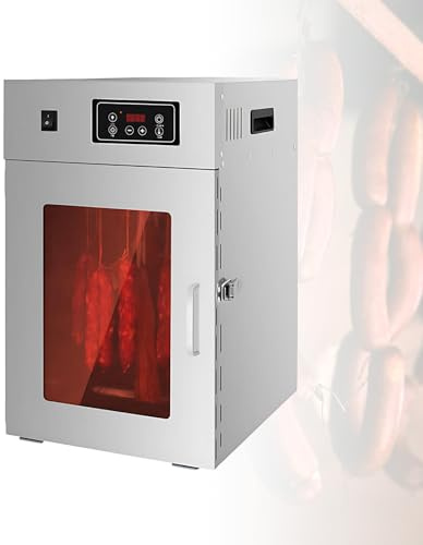 Deshidratador Industrial, Equipo De Secado De Alimentos 800 W Automático Con Ventilador Trasero Y adjustment Digital De Temperatura Para Embutidos Y Cecina