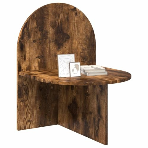 vidaXL Nachttisch Geräucherte Eiche 48 x 49 x 65 cm Holzwerkstoff, Bettzimmer Must-Haves, moderner Nachttisch, praktischer Beistelltisch, schickes Mobiliar für stilvolle Deko