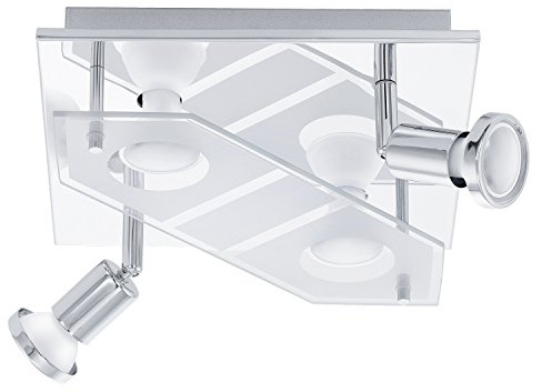 Deckenleuchte GU10-LED CHROM SAT-KLAR 'CABO 1'