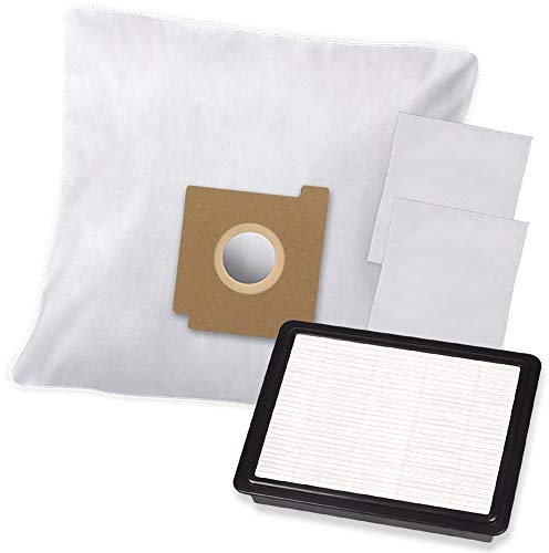PRIMEBAG - 10 Staubsaugerbeutel + Hepa-Filter kompatibel mit Fakir Ares - Bestleistung beim Saugen