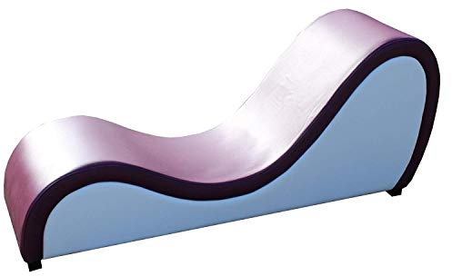 JVmoebel Tantra Sofa Liege – Sex Möbel Sex Stuhl, Sex Sofa, Kamasutra 10 Farben zur Auswahl (Lila Weiß)