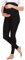 Merry Style Damen Lange Umstandsleggings aus Viskose MS10-297 (Schwarz, L)