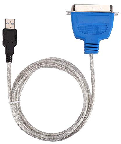 PUSOKEI Adaptador de Cable de Impresora USB a 1284, Interfaz estándar Cn36 USB a Puerto Paralelo Soporte de Cable Windows/para Vista, para impresoras paralelas/USB/escáner