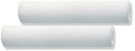 BEKATEQ Beschichtungswalze Malerrolle 25cm - Farbrolle kurzflor für Epoxidharz Bodenbeschichtung, Polyesterharz, PU, Kunstharzlack, Alkydharzlack, Farbwalze 5mm Florhöhe (2 x Farbrolle) - BE-79W