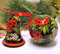 Handbemalter Christbaumschmuck - Glocke 6.5 und Christbaumkugel 7 cm -Weihnachtsschmuck-Set aus Holz, Handbemalte Weihnachtskugel lässt sich öffnen, Ukrainisches Traditionelles Kunsthandwerk