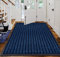 B&B Rubber Door Mats Outdoor Heavy Duty Waterproof Pvc Backing Non Slip Muddy Paws Dirt Grabber Barrier Washable Door Mat For Front Entrance Welcome Matt (80 x 150 cm - Runner Rug, Blue)