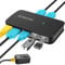 Rybozen KVM HDMI Switch 4K 30Hz para 2 Computadoras - Comparten 1 Monitor y 3 Dispositivos USB, Teclado y Mouse - Con 2 Cables USB y HDMI