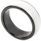 Riversmerge NFC Weißer Forum Typ 2 215 496 Bytes Chip Universal für Handy, tragbarer Smart-Ring, wasserdichter Keramik-NFC-Ring für Damen und Herren (weiß-NFC 21 mm)