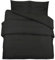 vidaXL Bettwäsche Set Bettgarnitur Bettbezug Kissenbezug Deckenbezug Bettwaren Pflegeleicht Knitterfrei Schwarz 155x220cm Baumwolle