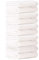 Luckytowel 10er Set Saunatücher 80x200 cm 100% Baumwolle, 600g/m² Oeko-Tex Saunatuch-Set 10er Pack Weiß