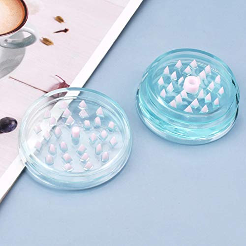 DIY Silicone Mould,Kids Homemade Molds,2 Pairs Herb Grinder Resin Mold, Silicone Resin Mold Herb Spice Crusher Silicone Mold Grinder Epoxy Mould for DIY Crafts Baking Tools Making Supplies