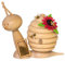 Drechslerei Kuhnert - Rauchschnecke/Räucherfigur - Sunny Honigschnecke - Höhe: ca 15cm - Made in Germany