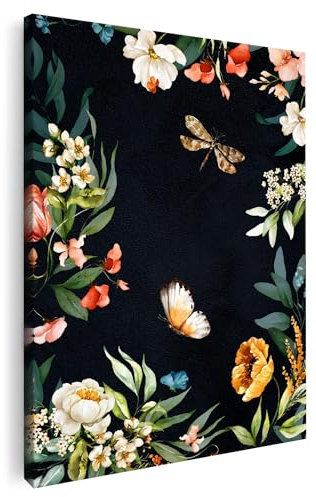 Artmazing | Pfingstrose Bild bunt | Poster & Kunstdrucke | Bilder | Pop Art Bilder Leinwand | Coole Wandbilder Wohnzimmer | Kunstdruck Leinwand | Wandbild XXL | Buntes Poster für Wand | Bild Rose