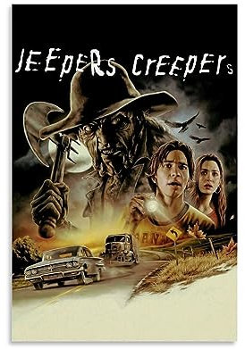 ELedvb Jeepers Creepers Kunstposter Leinwand Poster Dekorative Malerei Leinwand Wandposter und Kunstbild Druck Moderne Familie Schlafzimmer Dekor Poster 30 x 45 cm