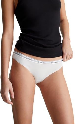 Calvin Klein Damen Slip Bikini Form mit Logobund