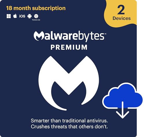 Malwarebytes | Windows/Mac/iOS/Android/Chrome | Premium | 2 Devices | 18 Months | Activation Code by email