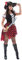 Morph Piratenkostüm für Damen, Perfekt für Halloween und Karnevalspartys, XL