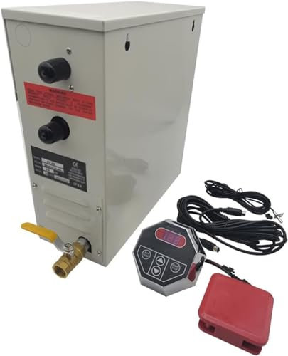 CHUNING Kit generatore per Doccia a Vapore per Bagno di Vapore 3KW/4.5KW Generatore di Vapore per Sauna Kit generatore per Doccia a Vapore per Sauna Domestica Macchina per fumigazione Spa con Control
