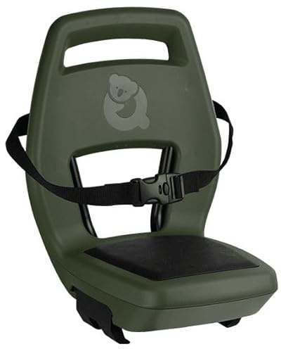 Qibbel Q343 Rücksitz 6+ Junior mit Fußstützen und Schutzplatten grün