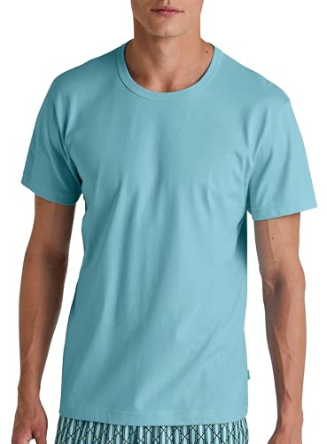 CALIDA RMX Sleep T-Shirt Herren | Bio Baumwolle, sportlicher Schnitt, amtungsaktiv, pflegeleicht