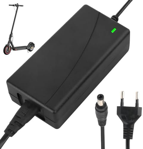 KBIBCK Chargeur Trotinette Electrique, 42v 36V 2A Chargeur Trottinette, Chargeur Trottinette Electrique DC 5,5 mm2,1 mm connecteur