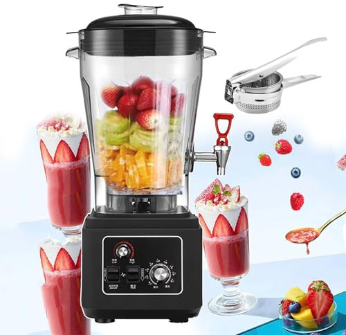 forplubossmmp Commercial Stand Mixer | 45000RPM Food Blender and Nuts Grinder with Adjustable Speeds | Electric Juice Blender Kitchen Drink Machine | 11L/15L/19L Capacity Powerful Blenders,11L