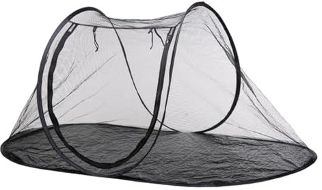 Baobiutin Outdoor Hundezelt Haustier Zelt Outdoor Haustierzelt Zelt Outdable Garten Katzenzelt Mesh Hunde Camping Zelt für die Gartenterrasse im Sommer 120 x 63 x 50 cm