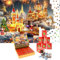 Puzzle 1000 Teile Weihnachten - Blühendes Schloss,Puzzle Adventskalender 2024 für Erwachsene,70 x 50 cm Weihnachtsdeko,Jigsaw Puzzles Pädagogisch Wertvoll Weihnachts Geschenk für Kinder