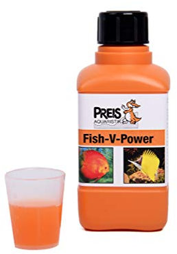 Smart-Planet by Preis Aquaristik - Original Fish V Power 250ml Fisch Vitamine für Aquarium Süß- und Meerwasser für Gesundheit der Fische