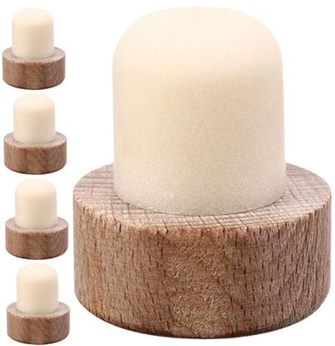 POPETPOP 5pièces Lot de Bouchons De Liège pour Bouteille De Vin Bouchons De Bouteille De Vin