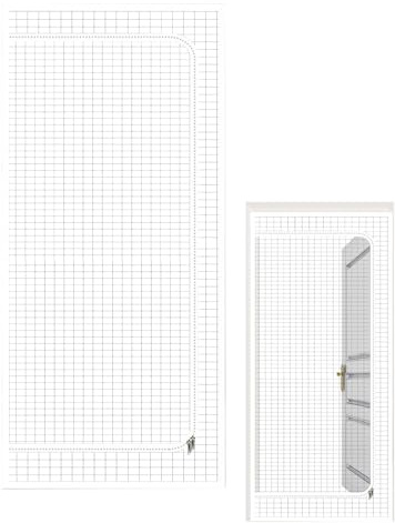 Cat Safe Fly Screen Door, Scratch-Resistant Fly Screen Door for Cats, Thickened Net with Zip for Entrance, Patio, Balcony, Access, Living Area, Home, Patio