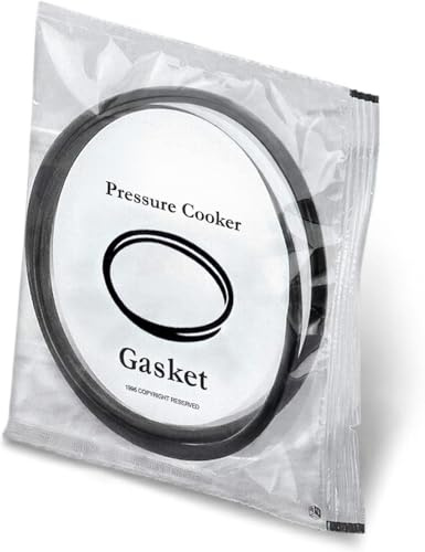 Gasket Sealing Ring for Pressure Cookers, 3 to 8 - Liter, Black