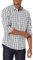 Amazon Essentials Men's Regular-Fit Long-Sleeve Casual Poplin Shirt, Grey Plaid, XL