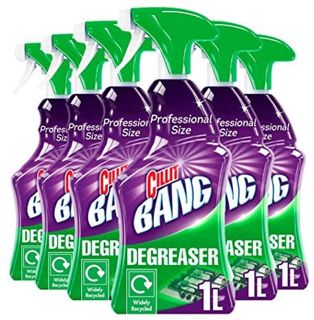 Cillit Bang Professional Kitchen Degreaser Cleaner 1L (Set of 6) – Powerful Grease Removal