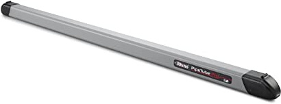 Rhino Products 3.0m PipeTube Pro Lined, Aluminium Van Pipe Carrier with Full-Length PVC Lining, Integrated Locking Nose Cones, O-Ring Water Resistant Seal, Universal Roof Bar Mounting for Pipe