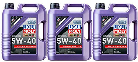 3X Original Liqui Moly 5L Synthoil High Tech 5W-40 Motoröl Motorenöl Öl Oil 1307