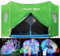 JumpTastic Trampolin-Zelt mit 2 x 10 m Langen Kugel-Lichterketten, passend für 4,6 m Lange Trampoline mit gerader Stange (gerade Trampolinstange, 4,6 m Trampolin)