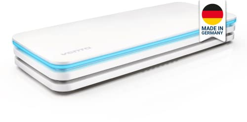 VENTA AS100 AirSense ECO, Hochwertiger Raumklima- und Luftqualitätsmesser, Ratgeber für gesunde Raumluft & Intelligentes Smart Home Device – für eine gesündere Raumluft