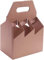SelfHold 6 Bottle Wine Carrier (165 x 250 x 320mm) - Brown Eco-Friendly Cardboard Packaging for Gift Wines - Pack of 10 - Made in Britain