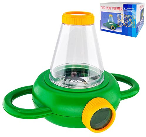Insert Bug Viewer,Magnifying Insect Box,Bug Viewer Box with Magnifying Glass,Critter Insect Magnifier Container,Bug Jar,Insect Observation Container for Kids Science Educational