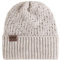 KNIT FACTORY - Sally Mütze - Strickmütze für Damen und Herren - Beanie - Wintermütze mit Wolle - Robusten Look - Hochwertige Qualität - Beige