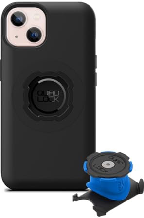 QUAD LOCK Vorbau/Lenker Handyhalterung Fahrrad Kit mit iPhone 13 MAG Hülle